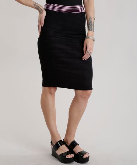 Saia-Midi-Dupla-Face-Preta-8732790-Preto_1 Saia-Midi-Dupla-Face-Preta-8732790-Preto_1