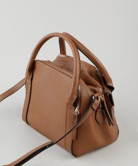 Bolsa-Feminina-Transversal-Pequena-com-Divisorias-e-Alca-de-Mao-Caramelo-9845462-Caramelo_4