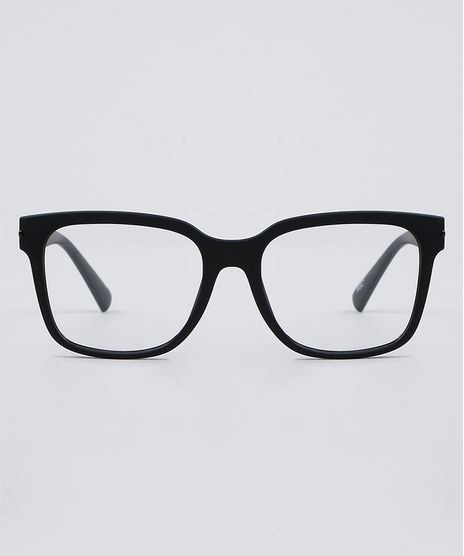 Armacao-para-Oculos-de-Grau-Feminina-Quadrada-Preto-9950439-Preto_1