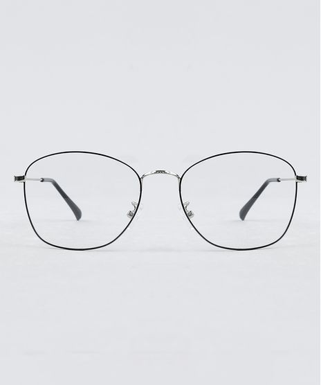 Armacao-para-Oculos-de-Grau-Feminina-Quadrada--Preto-9950432-Preto_1