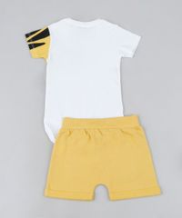 Conjunto-Infantil-de-Body-Tigre-Manga-Curta-Off-White---Short-Amarelo-9672637-Amarelo_4