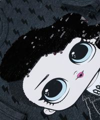 Blusa-Infantil-LOL-Surprise-com-Paete-Dupla-Face-Manga-Longa-Cinza-Mescla-Escuro-9941970-Cinza_Mescla_Escuro_4