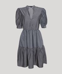 Vestido-Feminino-Mindset-Curto-Estampado-de-Poa-com-Recortes-Manga-Bufante-Chumbo-9950424-Chumbo_1