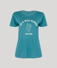 T-Shirt-Feminina-Mindset-Coracao--Nice-Human--Manga-Curta-Decote-Redondo-Verde-9950144-Verde_1