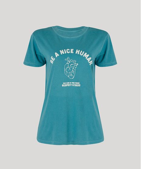 T-Shirt-Feminina-Mindset-Coracao--Nice-Human--Manga-Curta-Decote-Redondo-Verde-9950144-Verde_1