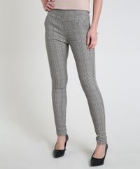 Calca-Legging-Feminina-Cintura-Media-em-Jacquard-Estampada-Xadrez--Branca-9816471-Branco_1