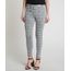 Calca-Legging-Feminina-Estampada-Xadrez-com-Botoes-Cinza-Mescla-9834200-Cinza_Mescla_1