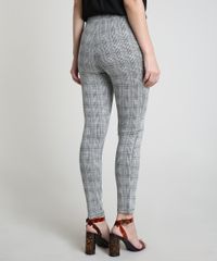 Calca-Legging-Feminina-Estampada-Xadrez-com-Botoes-Cinza-Mescla-9834200-Cinza_Mescla_4