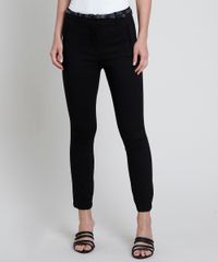 Calca-Feminina-Skinny-com-Cinto-Animal-Print-Cobra-Preta-9823616-Preto_1