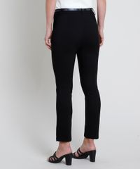 Calca-Feminina-Skinny-com-Cinto-Animal-Print-Cobra-Preta-9823616-Preto_4