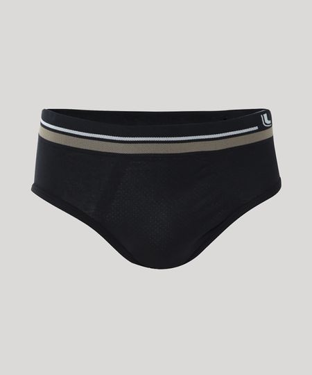 Cueca-Masculina-Lupo-Slip-Sem-Costura-Preta-9946601-Preto_1
