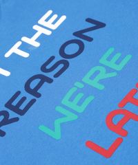 Camiseta-Infantil-Tal-Mae-Tal-Filho--We-re-Late--Manga-Curta-Azul-9946987-Azul_4