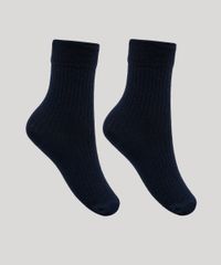 Kit-de-2-Meias-Masculinas-Cano-Alto-Caneladas-Azul-Escuro-9946236-Azul_Escuro_1