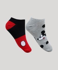 Kit-de-2-Meias-Femininas-Cano-Baixo-Mickey-Estampadas-Multicor-9949006-Multicor_1