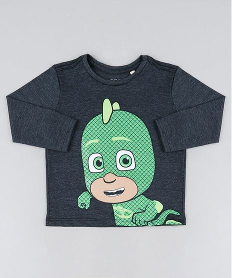 Blusao-de-Moletom-Infantil-Lagartixo-PJ-Masks-Cinza-Mescla-Escuro-9945052-Cinza_Mescla_Escuro_1
