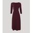 Vestido-Feminino-Midi-Canelado-com-Transpasse-Manga-3-4-Vinho-9882308-Vinho_1