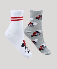Kit-de-2-Meias-Femininas-Cano-Alto-Minnie-Multicor-9885670-Multicor_1