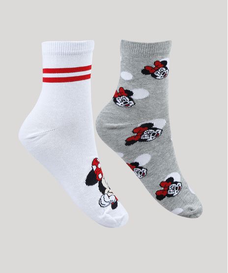 Kit-de-2-Meias-Femininas-Cano-Alto-Minnie-Multicor-9885670-Multicor_1