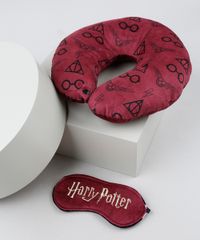 Kit-de-Apoio-de-Pescoco-Harry-Potter---Tapa-Olho-Vinho-9947012-Vinho_2