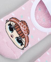 Meia-Infantil-Sapatilha-LOL-Surprise-Estampada-Rosa-Claro-9482026-Rosa_Claro_3