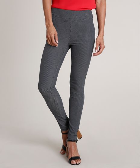 Calca-Legging-Feminina-Estampada-em-Jacquard-com-Bolsos-Azul-Escuro-9689663-Azul_Escuro_1
