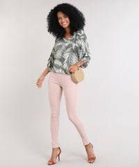 Calca-Legging-Feminina-em-Jacquard-Rose-9542875-Rose_3