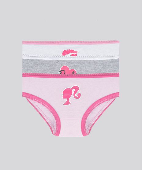 Kit-de-3-Calcinhas-Barbie-Multicor-8690907-Multicor_1