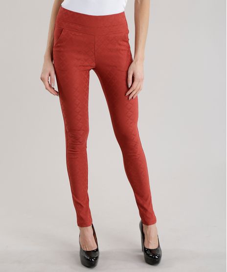 Calca-Legging-em-Jacquard-Estampada-Laranja-Escuro-8597791-Laranja_Escuro_1
