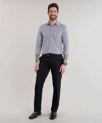 Camisa-Slim-Estampada-em-Algodao---Sustentavel-Cinza-8582235-Cinza_3