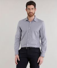 Camisa-Slim-Estampada-em-Algodao---Sustentavel-Cinza-8582235-Cinza_5