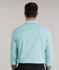 Camisa-Slim-Estampada-em-Algodao---Sustentavel-Verde-Claro-8582712-Verde_Claro_2