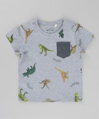 Camiseta-Estampada-de-Dinossauro-Cinza-Mescla-8615022-Cinza_Mescla_1