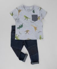 Camiseta-Estampada-de-Dinossauro-Cinza-Mescla-8615022-Cinza_Mescla_3