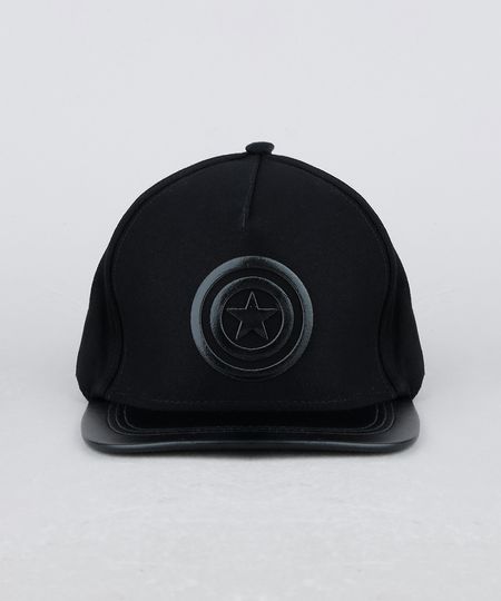 Bone-Masculino-Aba-Reta-Capitao-America-Preto-9949677-Preto_1