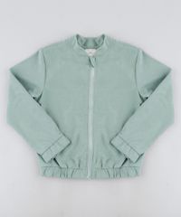 Jaqueta-Infantil-com-Ziper-e-Elastico-Verde-Claro-9916448-Verde_Claro_1