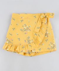Short-Saia-Infantil-Floral-Com-No-e-Babado-Amarelo-9946488-Amarelo_1