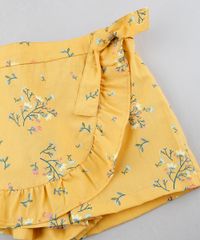 Short-Saia-Infantil-Floral-Com-No-e-Babado-Amarelo-9946488-Amarelo_3