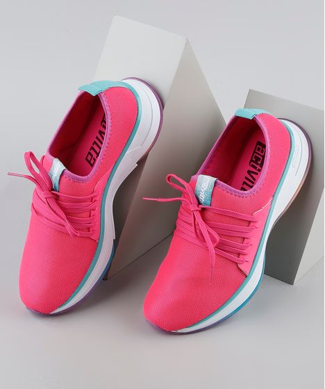 tenis feminino rosa pink