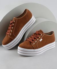 Tenis-Feminino-Flatform-em-Suede-Caramelo-9947721-Caramelo_1