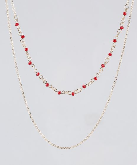 Colar-Duplo-Feminino-com-Pedrinhas-Dourado-9428288-Dourado_1