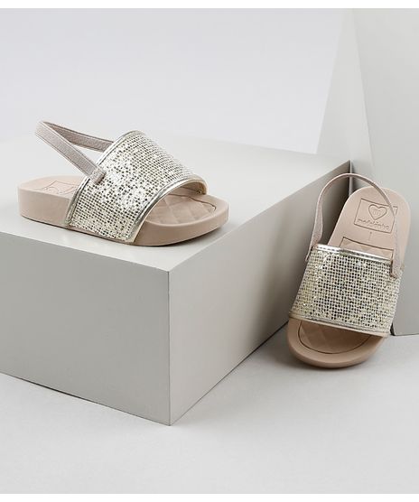 Chinelo-Slide-Infantil-Molekinha-com-Glitter-e-Elastico-Dourado-9949102-Dourado_1