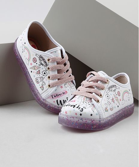 Tenis-Infantil-Molekinha-Unicornio-Sola-com-Glitter-Branco-9949097-Branco_1