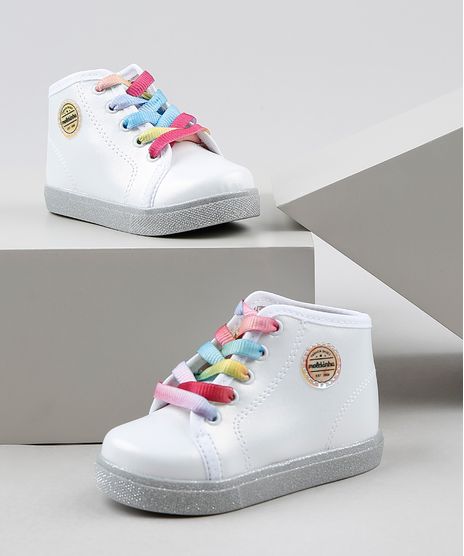 Tenis-Infantil-Molekinha-Cano-Alto-com-Cadarco-Colorido-e-Glitter-Branco-9949098-Branco_1