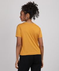 Blusa-Feminina-Viuva-Negra-Manga-Curta-Decote-Redondo-Mostarda-9897594-Mostarda_2
