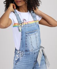 Macacao-Jeans-Feminino-Relaxed-com-Rasgos-e-Lenco-Azul-Claro-9946103-Azul_Claro_4