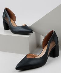 Sapato-Feminino-Vizzano-Salto-Baixo-Grosso-Bico-Fino-com-Recorte-em-Tule-Preto-9948643-Preto_1