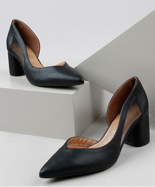 Sapato-Feminino-Vizzano-Salto-Baixo-Grosso-Bico-Fino-com-Recorte-em-Tule-Preto-9948643-Preto_1