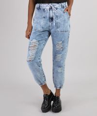 Calca-Jeans-Feminina-Jogger-Cintura-Super-Alta-Destroyed-com-Cadarco--Hi-Bye--Azul-Claro-9944872-Azul_Claro_1
