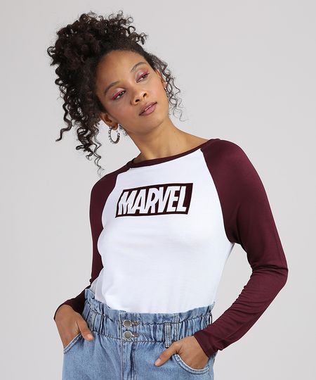 Blusa-Feminina-Marvel-Raglan-Manga-Longa-Decote-Redondo-Branca-9945796-Branco_1 Blusa-Feminina-Marvel-Raglan-Manga-Longa-Decote-Redondo-Branca-9945796-Branco_1