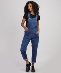 Macacao-Jeans-Feminino-Relaxed-com-Bolsos-Azul-Escuro-9946109-Azul_Escuro_3